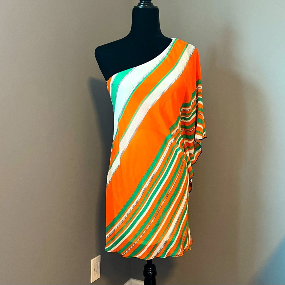Freshine One Shoulder Mini Dress